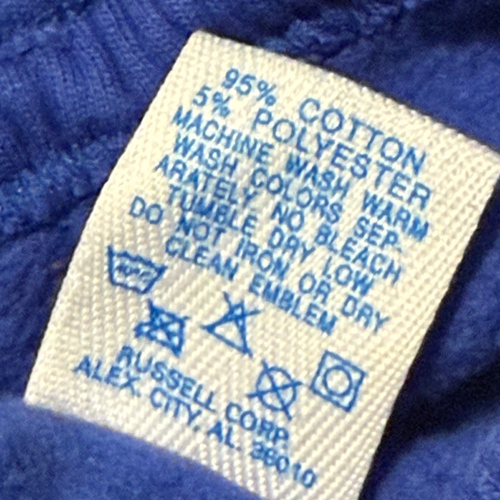 Russell Athletic Sweatpants Mens XL Blue High Cotton Vintage Made in USA Joggers - Picture 6 of 8